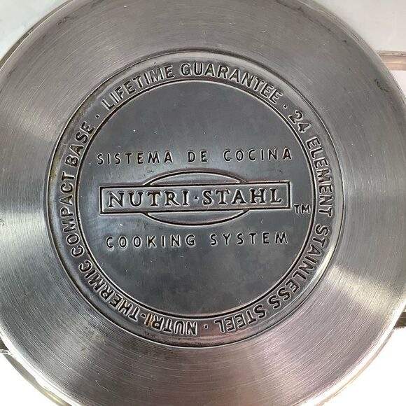 Nutri Stahl Cooking System 1 Quart Saucepot & Cover Mini Stainless Steel - Picture 11 of 11
